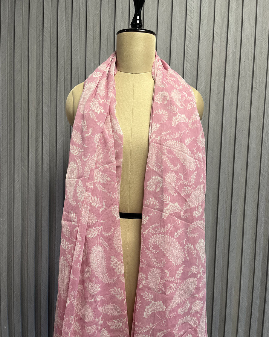 Digital Print Chiffon Stole | 100x180 cm