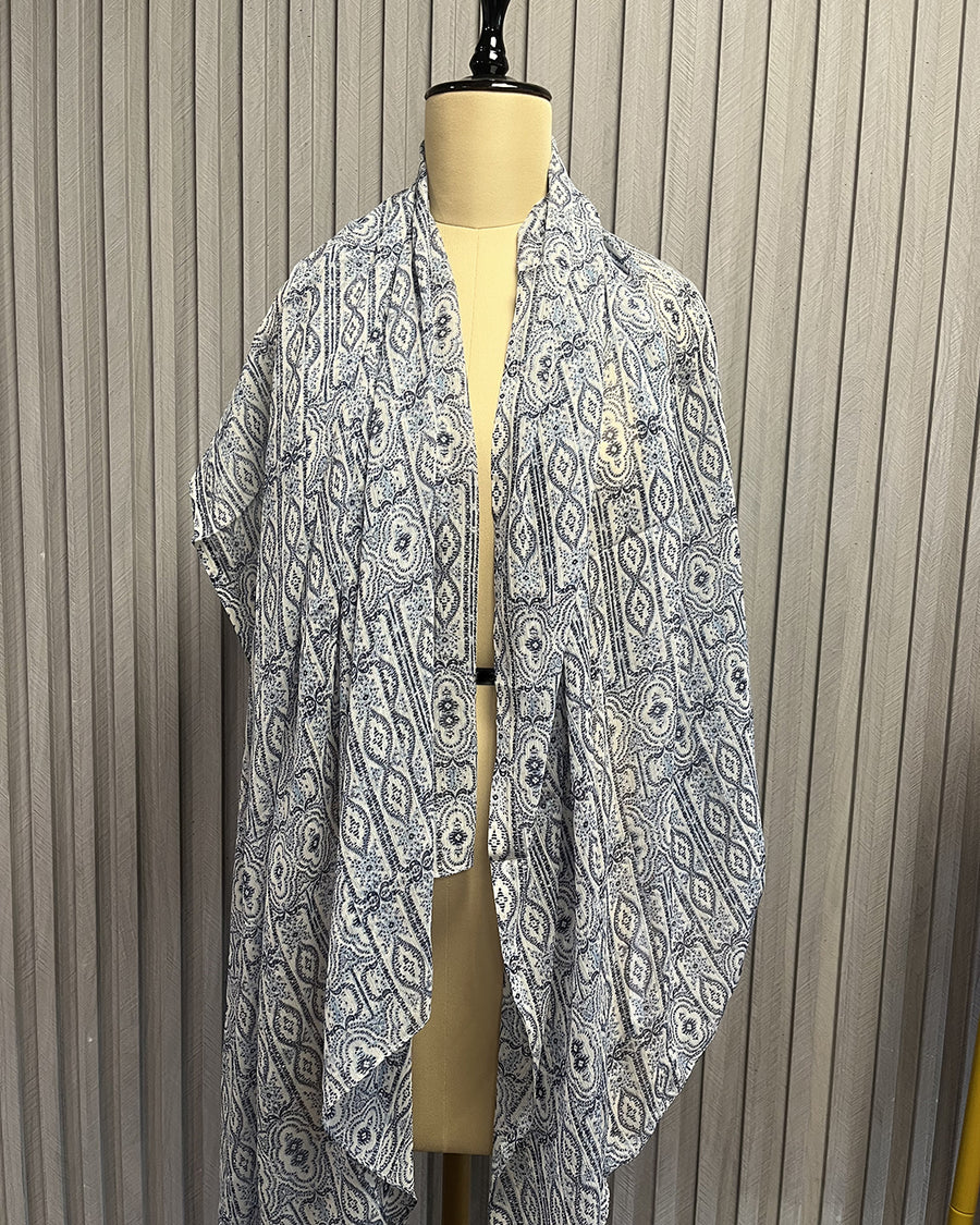 Digital Print Chiffon Stole | 100x180 cm