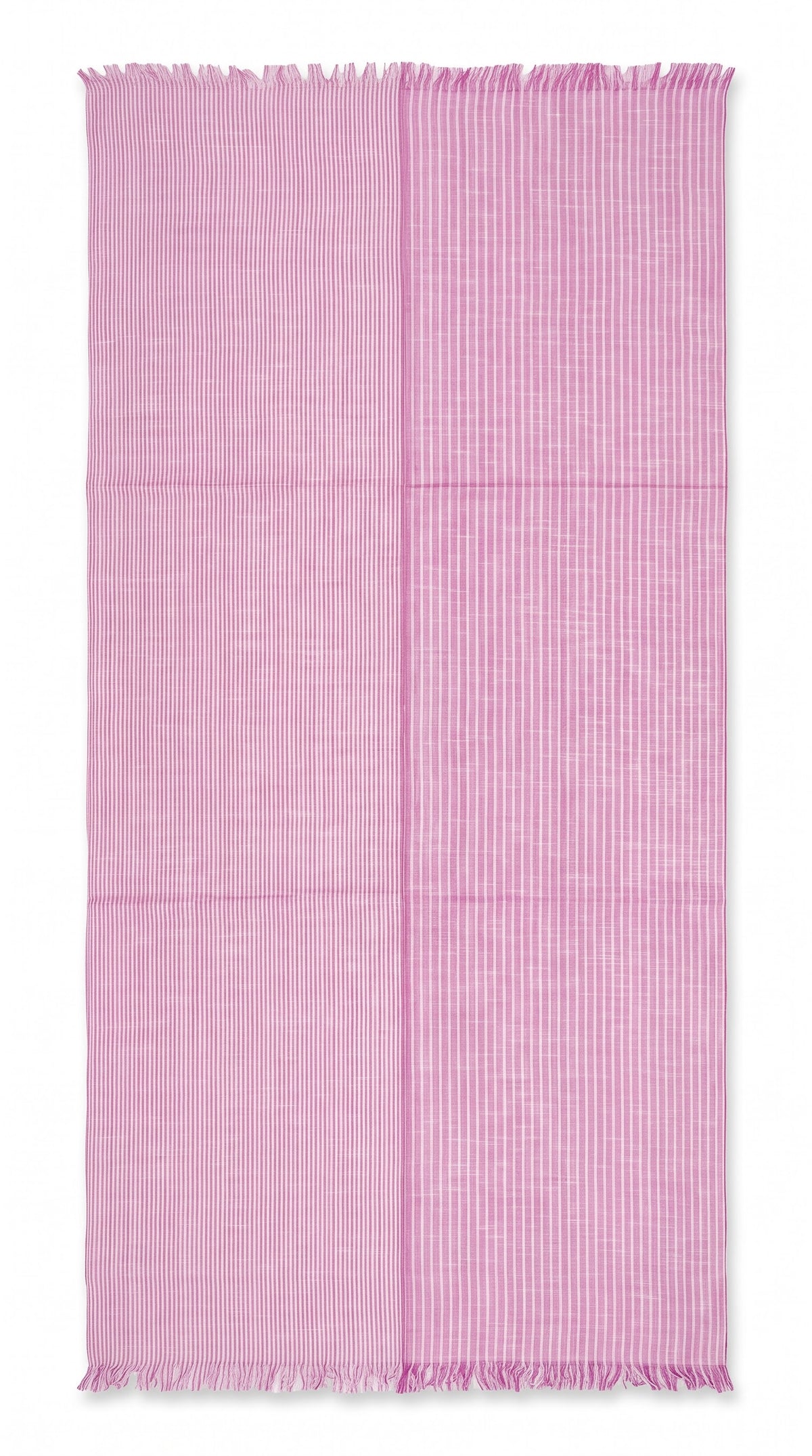 Two-Tone Stripe Viscose Stole