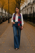 Silk Patchwork Stole |50 x 180 cm