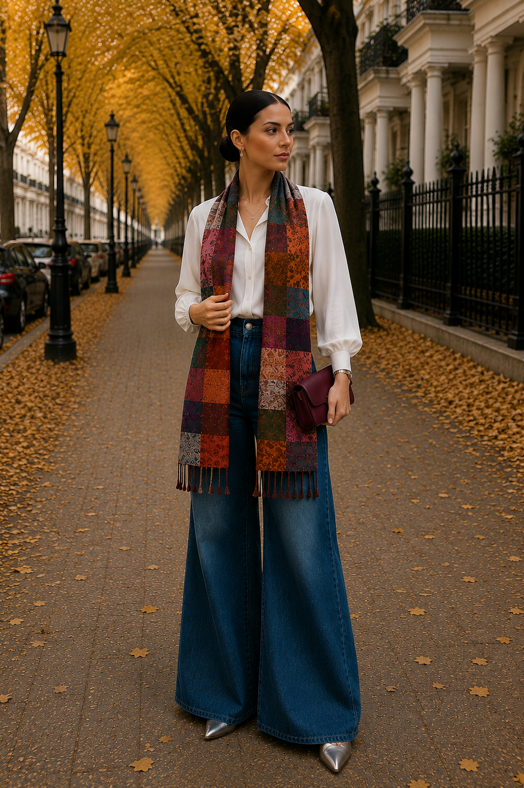 Silk Patchwork Dupatta | 85 x 220 cm