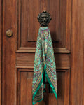 Vintage Paisley Pure Silk Long Stole | 50x180 cm