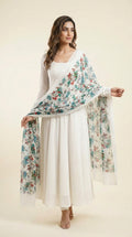Karivani Luxury Floral Cotton Dupatta
