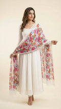 Karivani Luxury Floral Cotton Dupatta