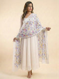Karivani Luxury Floral Cotton Dupatta