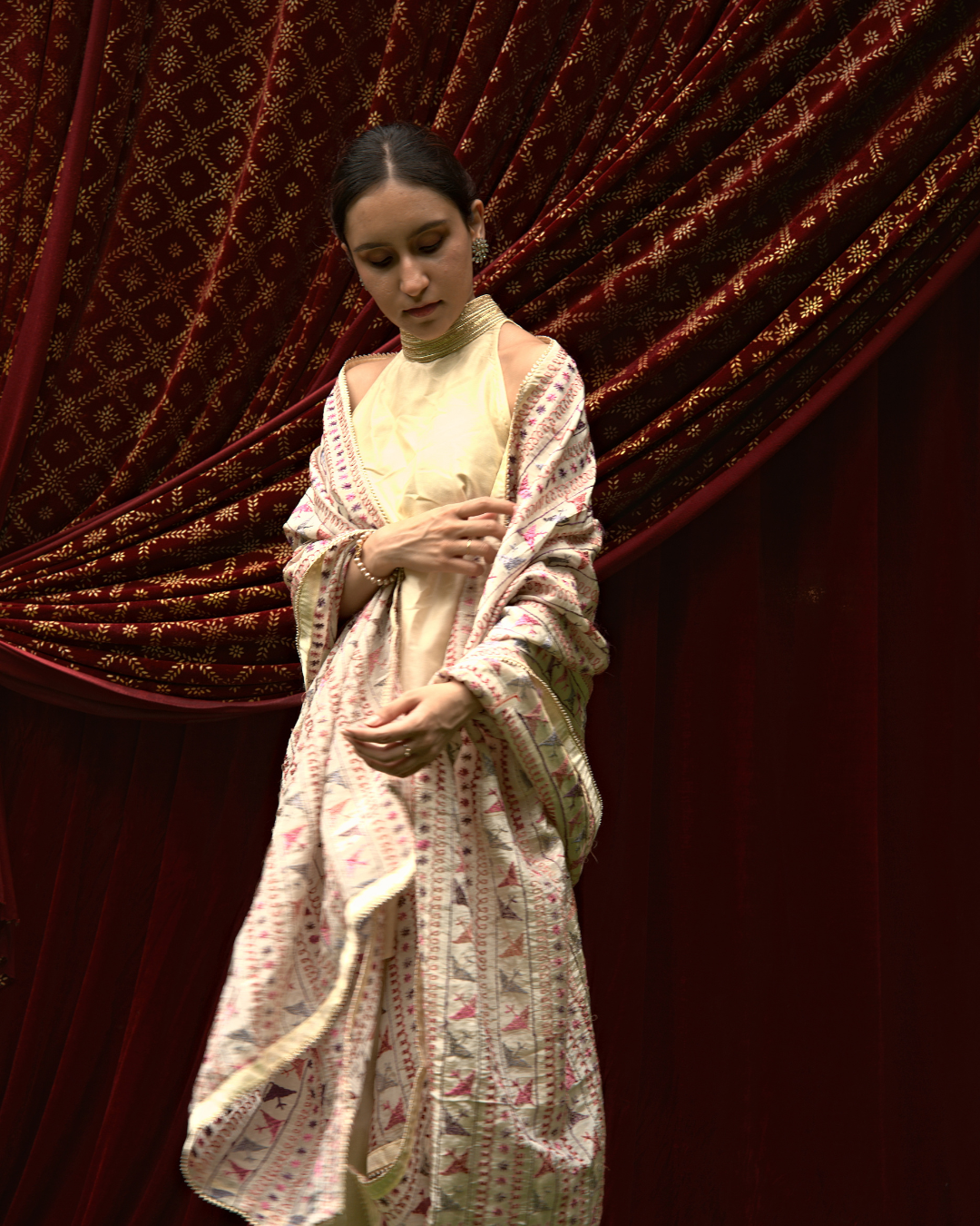 Phulkari Embroidery Dupatta