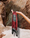 Batik Print Pure Silk Square Scarf | 100x100 cm