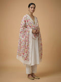 Karivani Luxury Floral Cotton Dupatta