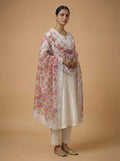 Karivani Luxury Floral Cotton Dupatta