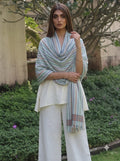Viscose multi colour stripe dobby stole
