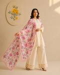 Karivani Luxury Floral Cotton Dupatta