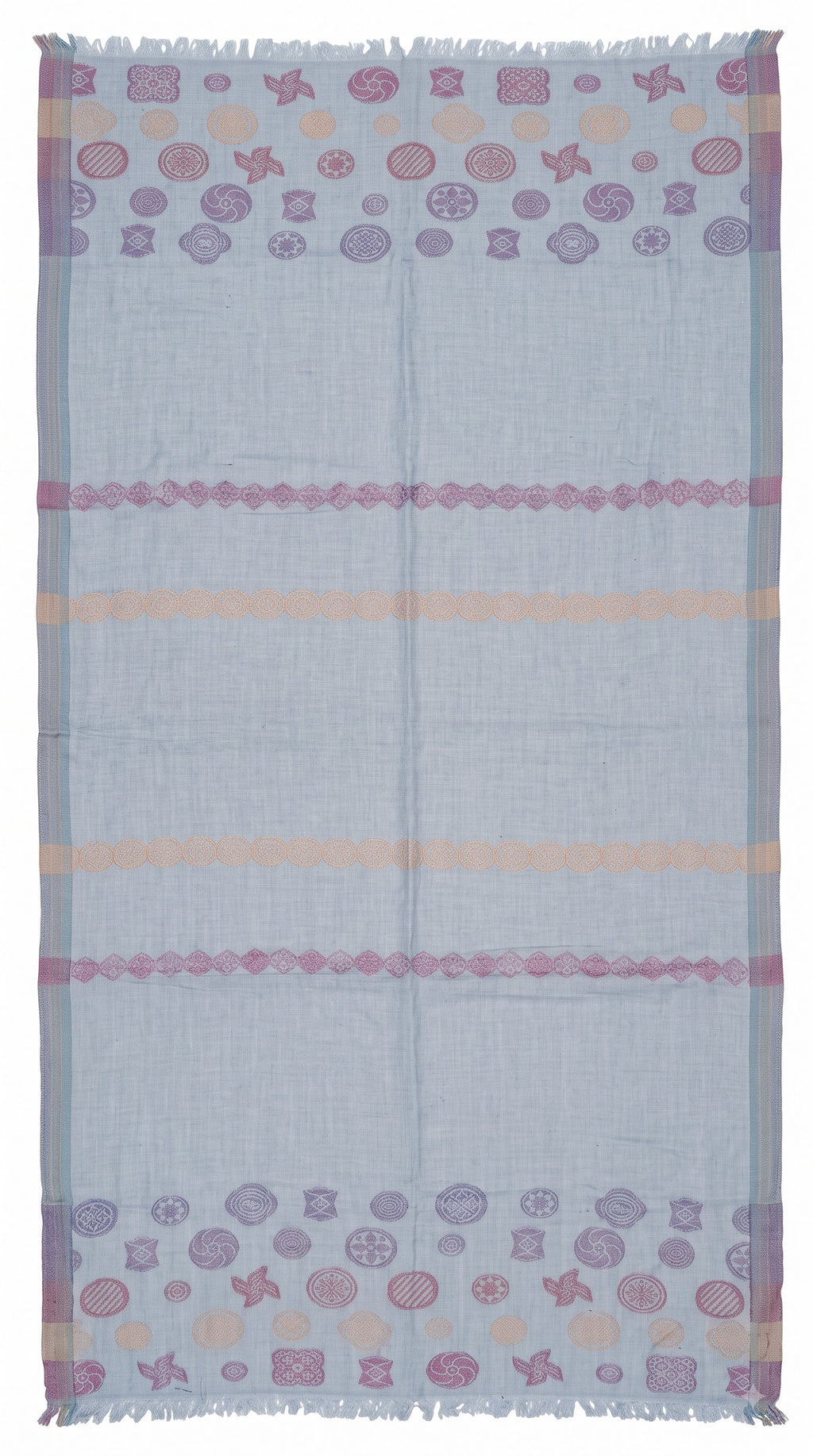 Melange Jacquard Viscose Stole