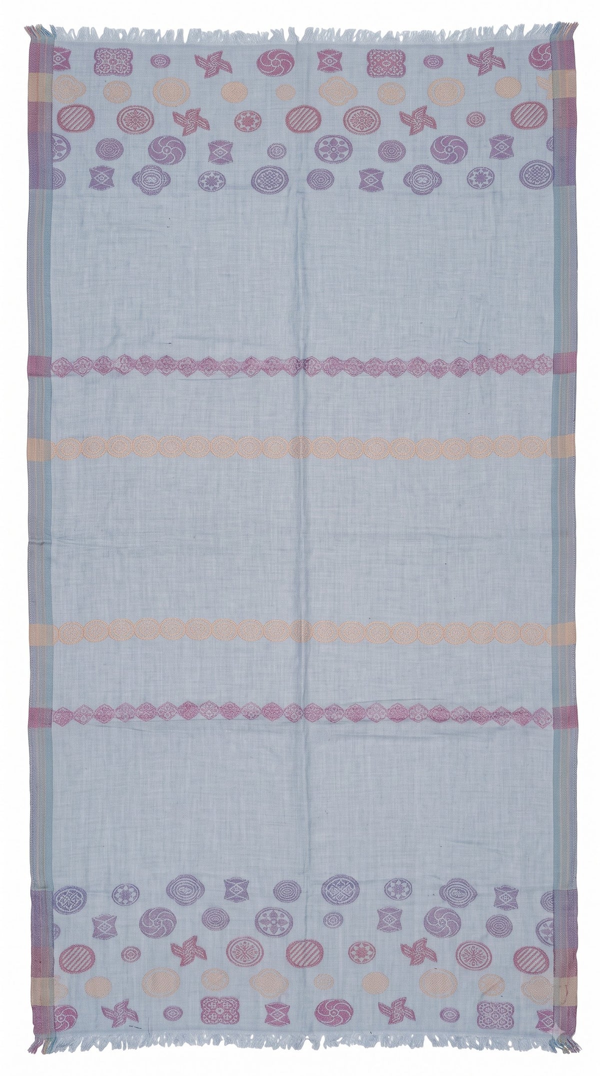 Melange Jacquard Viscose Stole