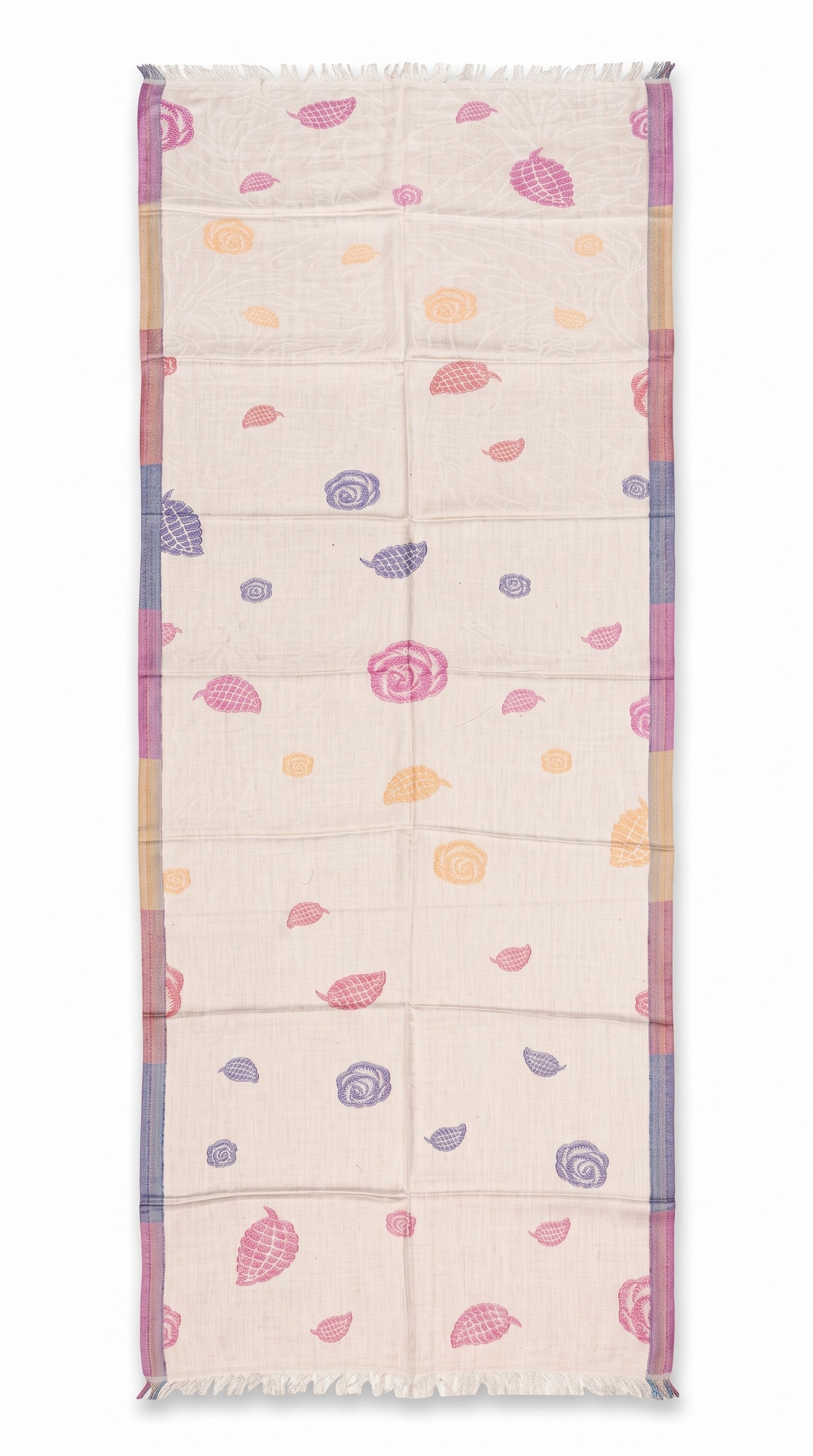 Melange Jacquard Viscose Stole