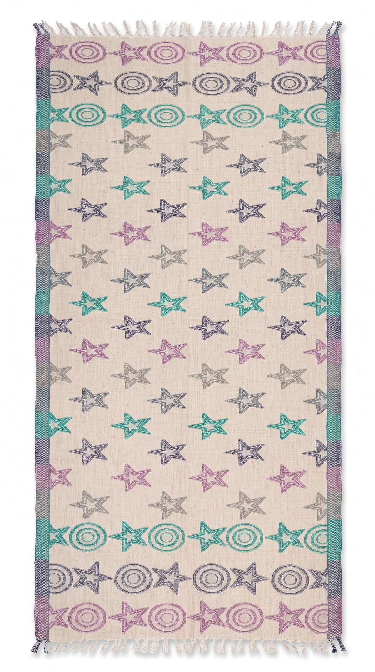 Melange Jacquard Viscose Stole