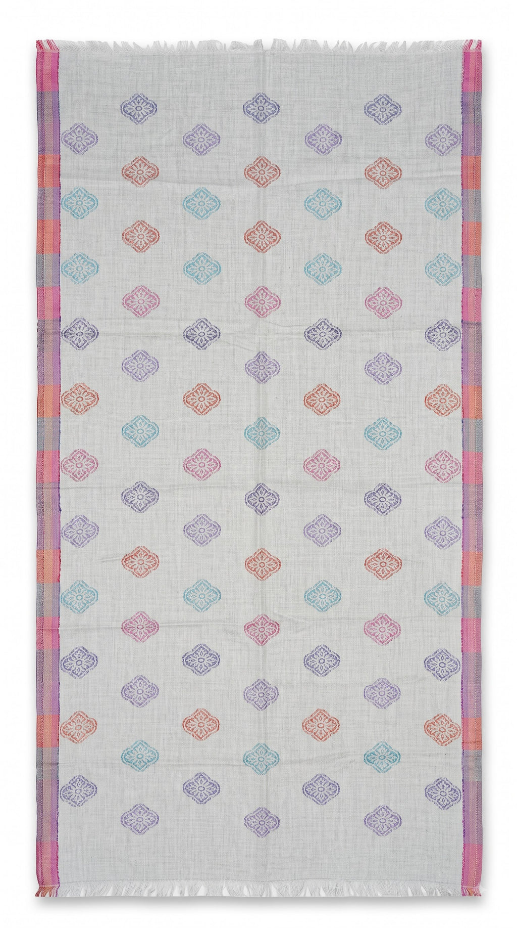 Melange Jacquard Viscose Stole