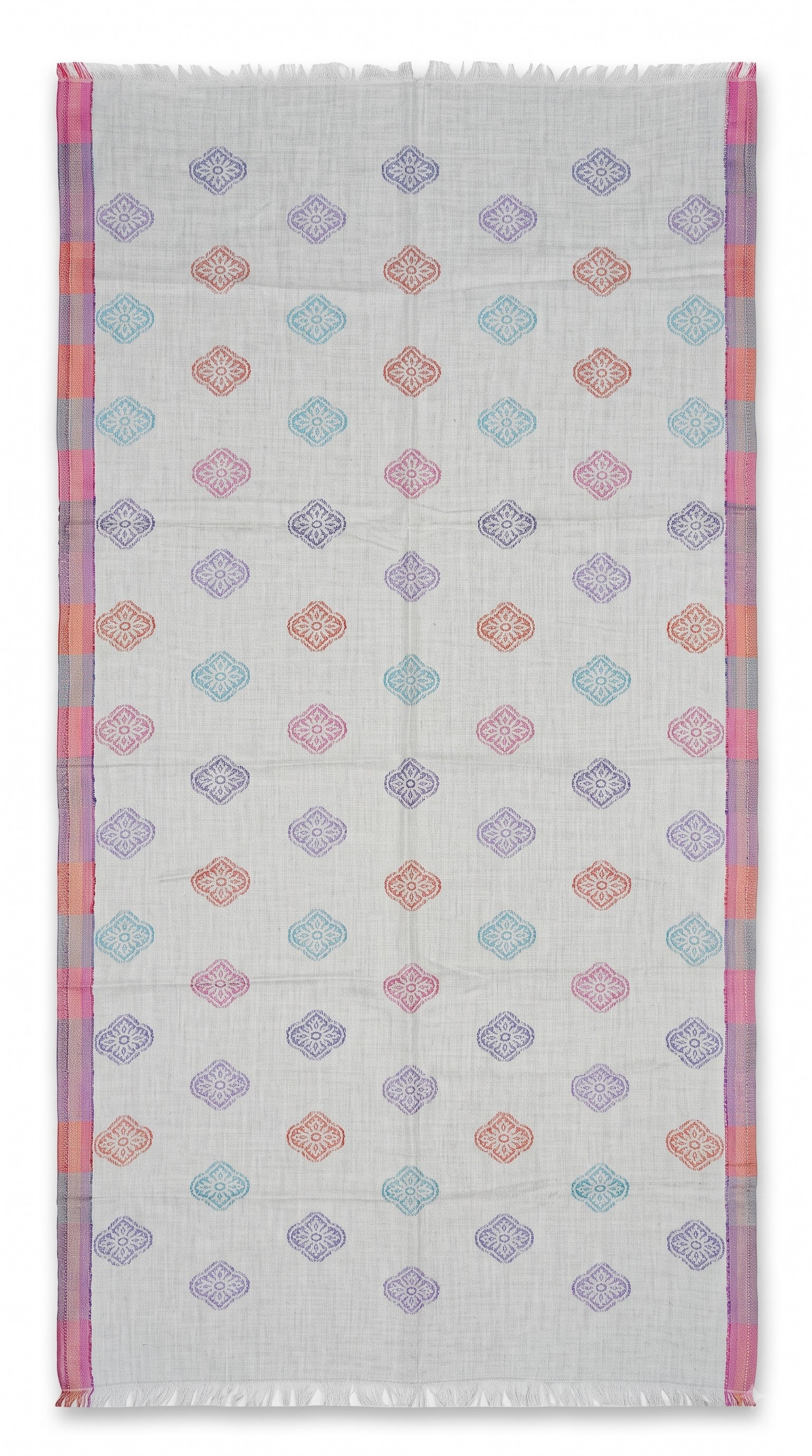 Melange Jacquard Viscose Stole