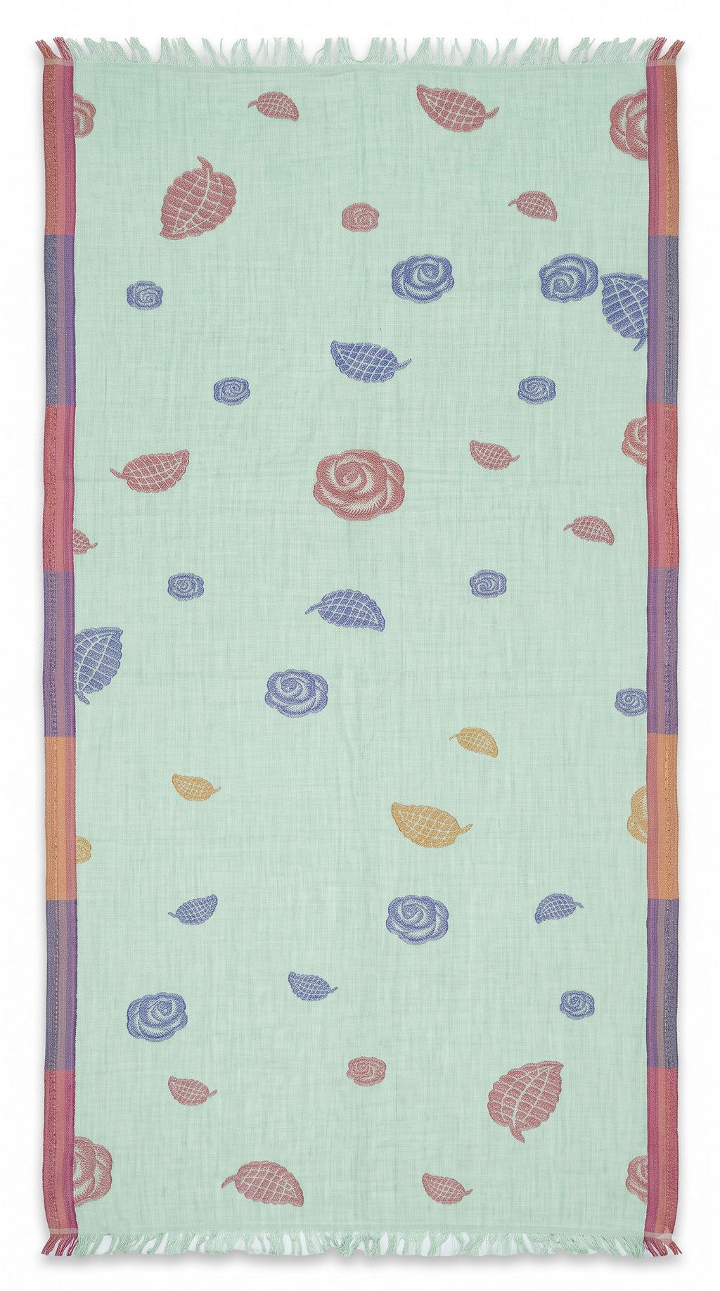 Melange Jacquard Viscose Stole