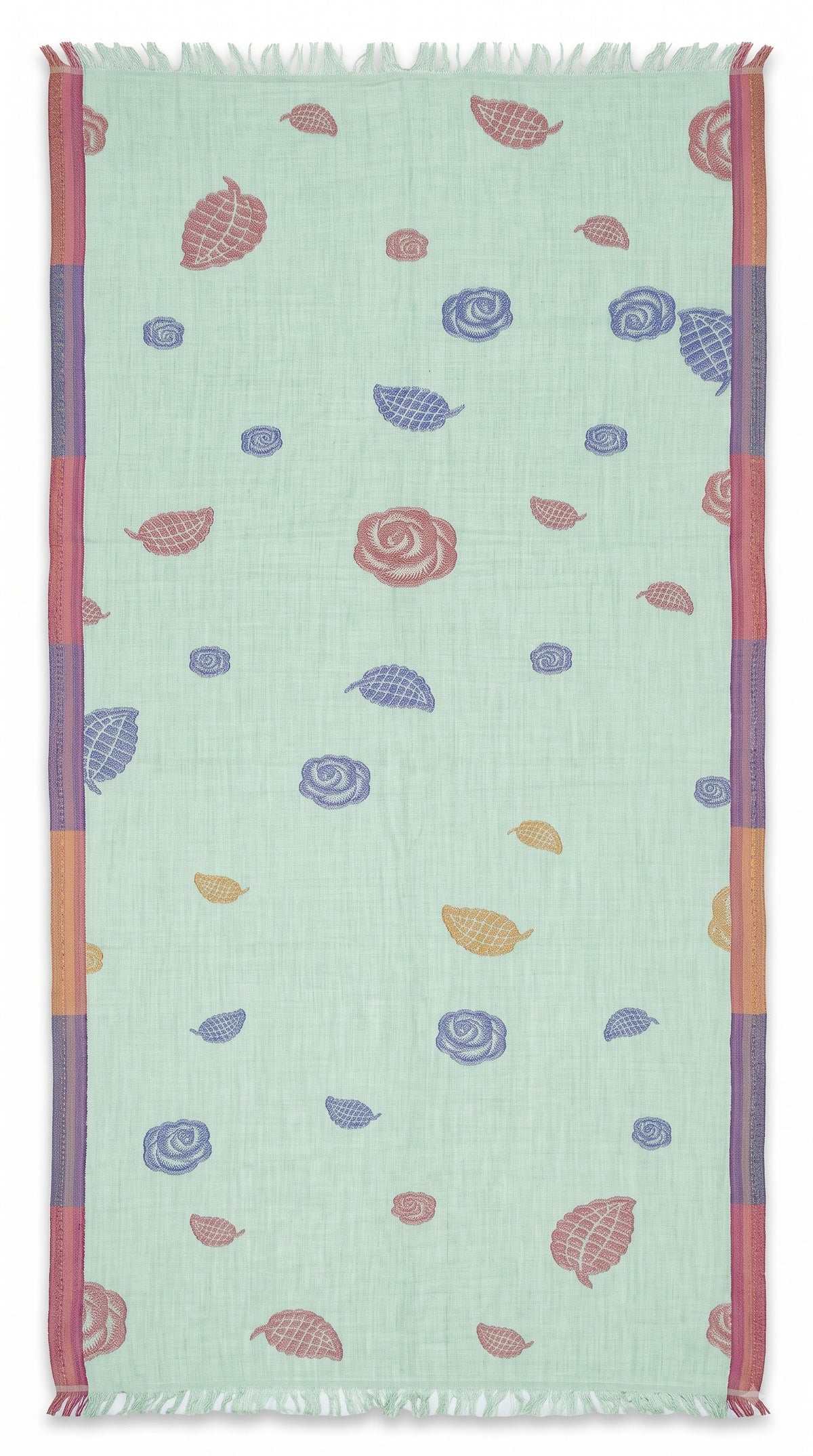 Melange Jacquard Viscose Stole