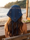 Denim Head Scarf