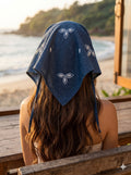 Denim Head Scarf