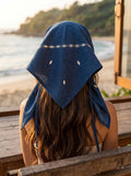Denim Head Scarf