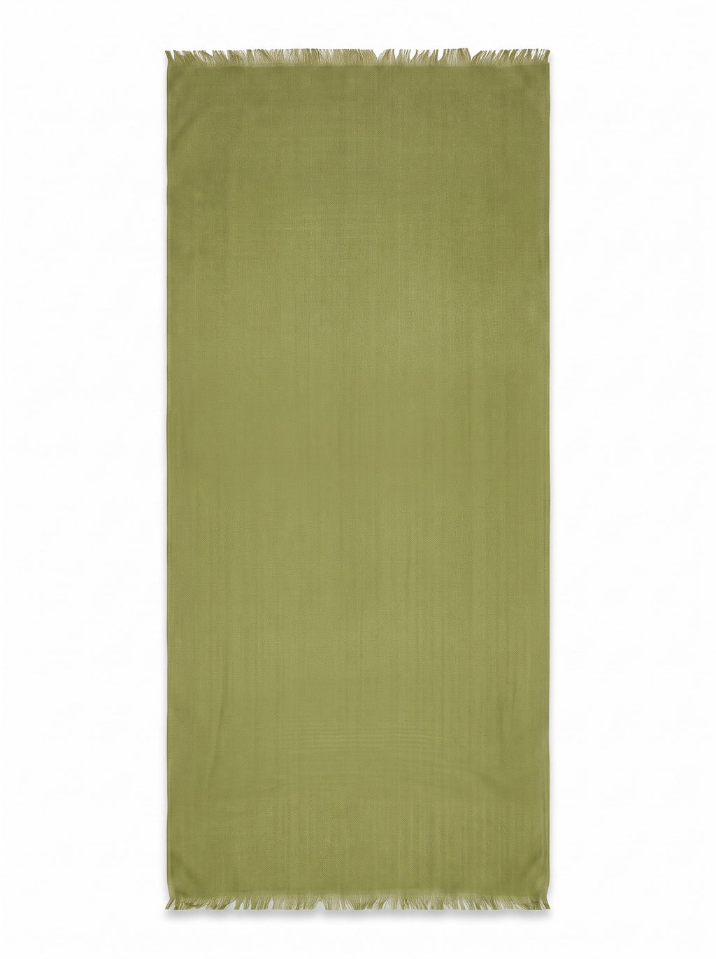 Green Solid Cotton Stole