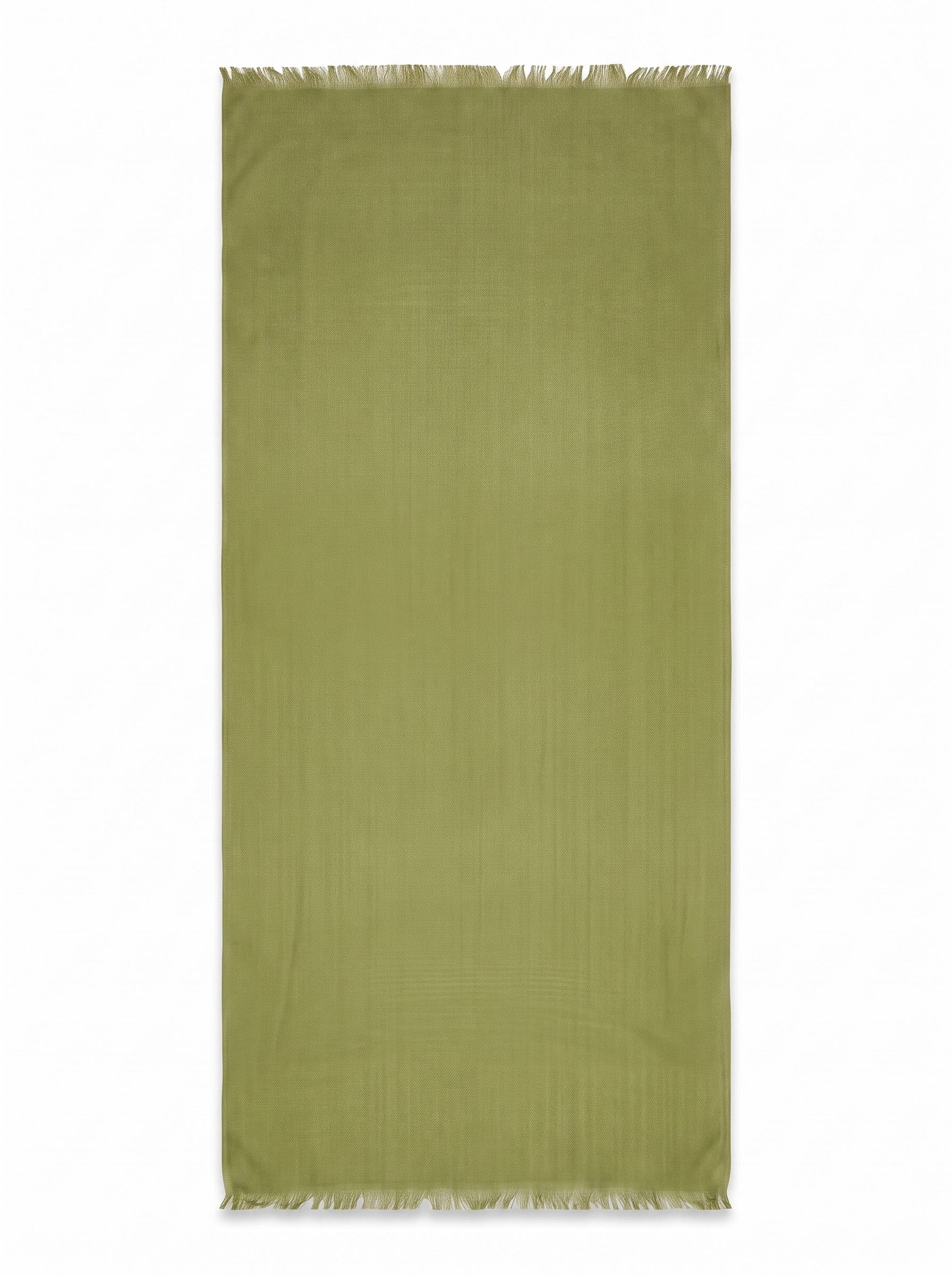 Green Solid Cotton Stole
