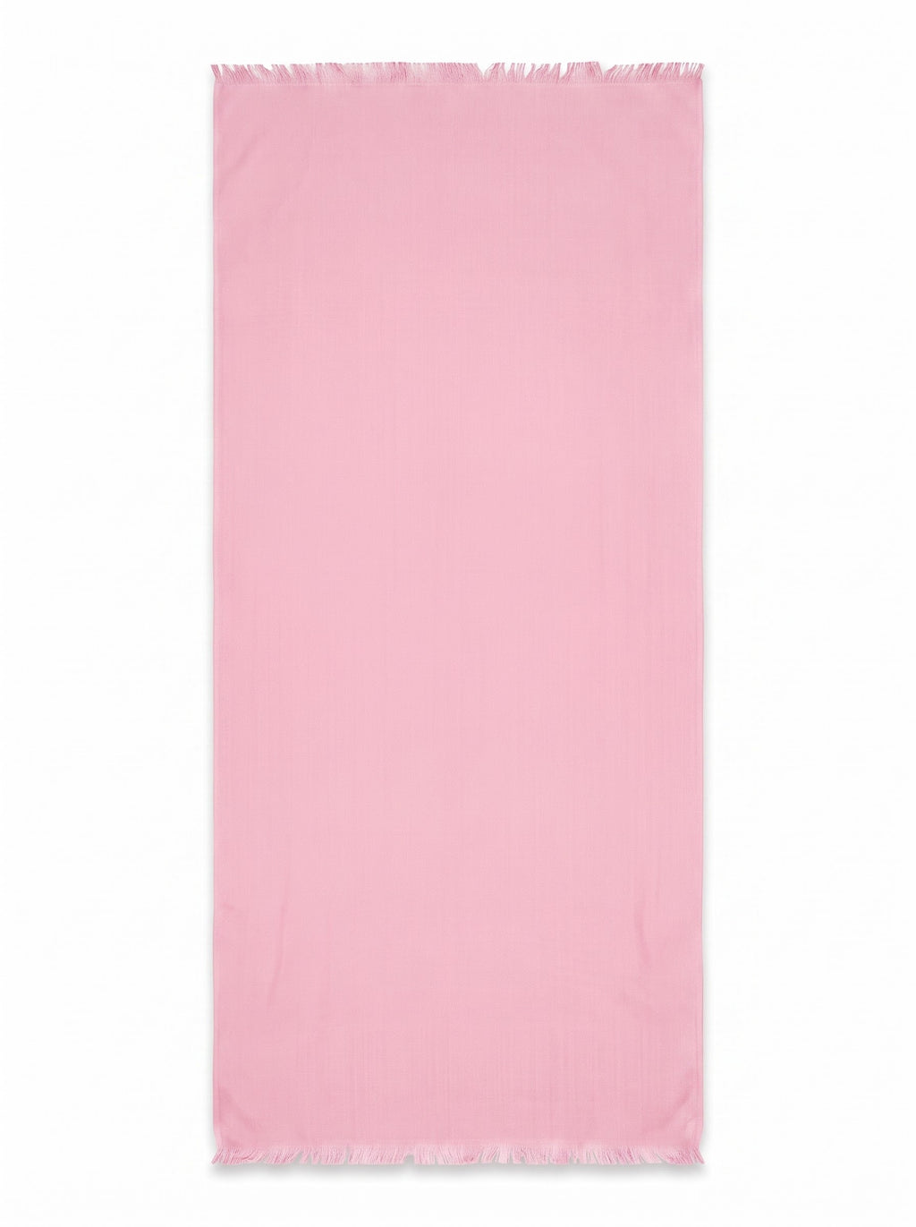 Baby Pink Solid Cotton Stole