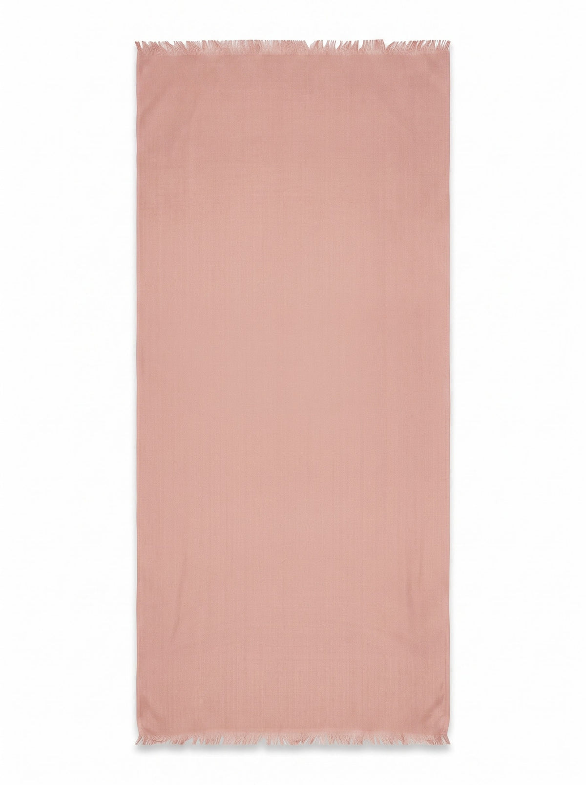 Peach Solid Cotton Stole