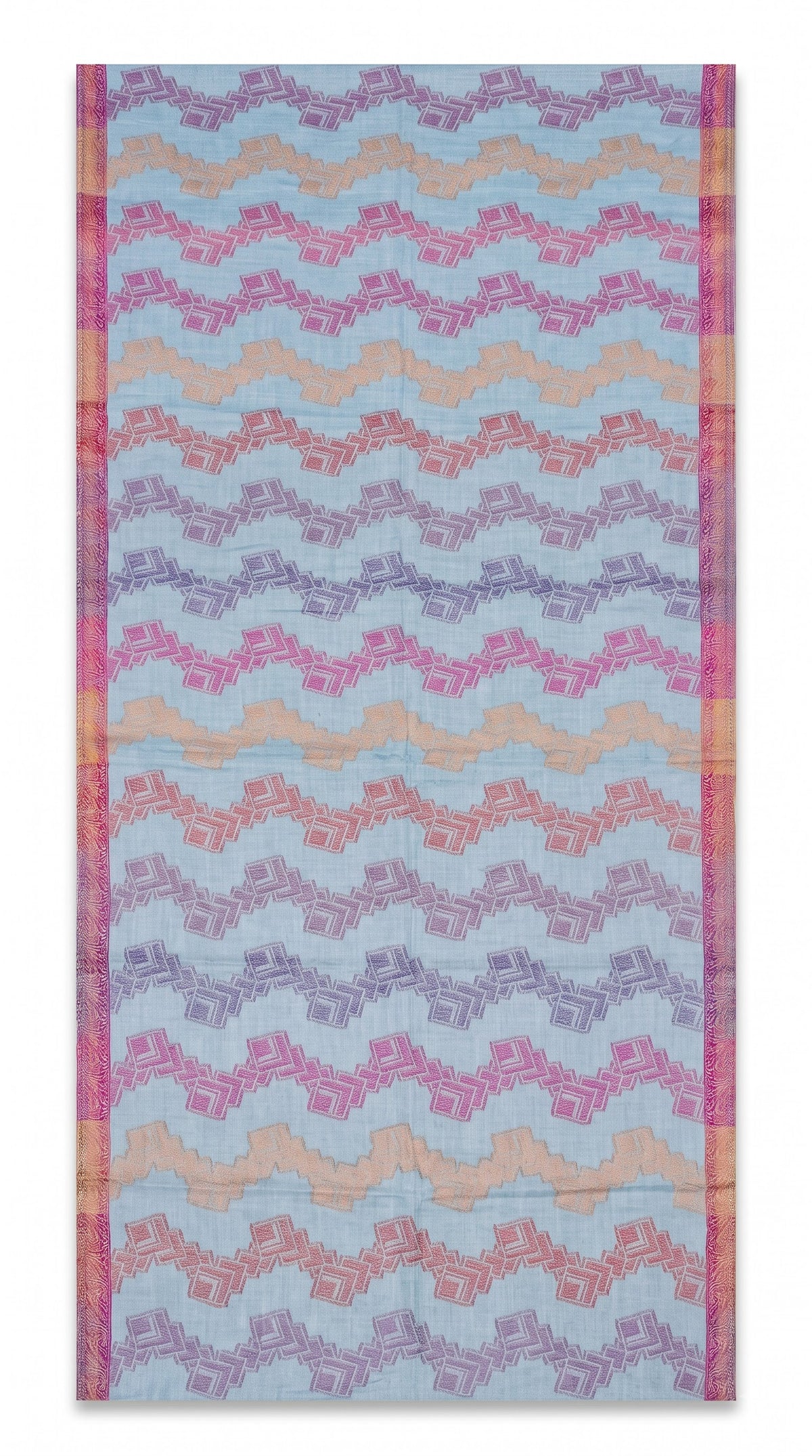 Melange Jacquard Viscose Stole
