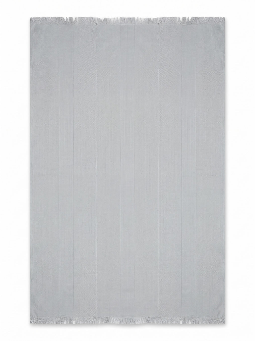 Grey Solid Cotton Stole
