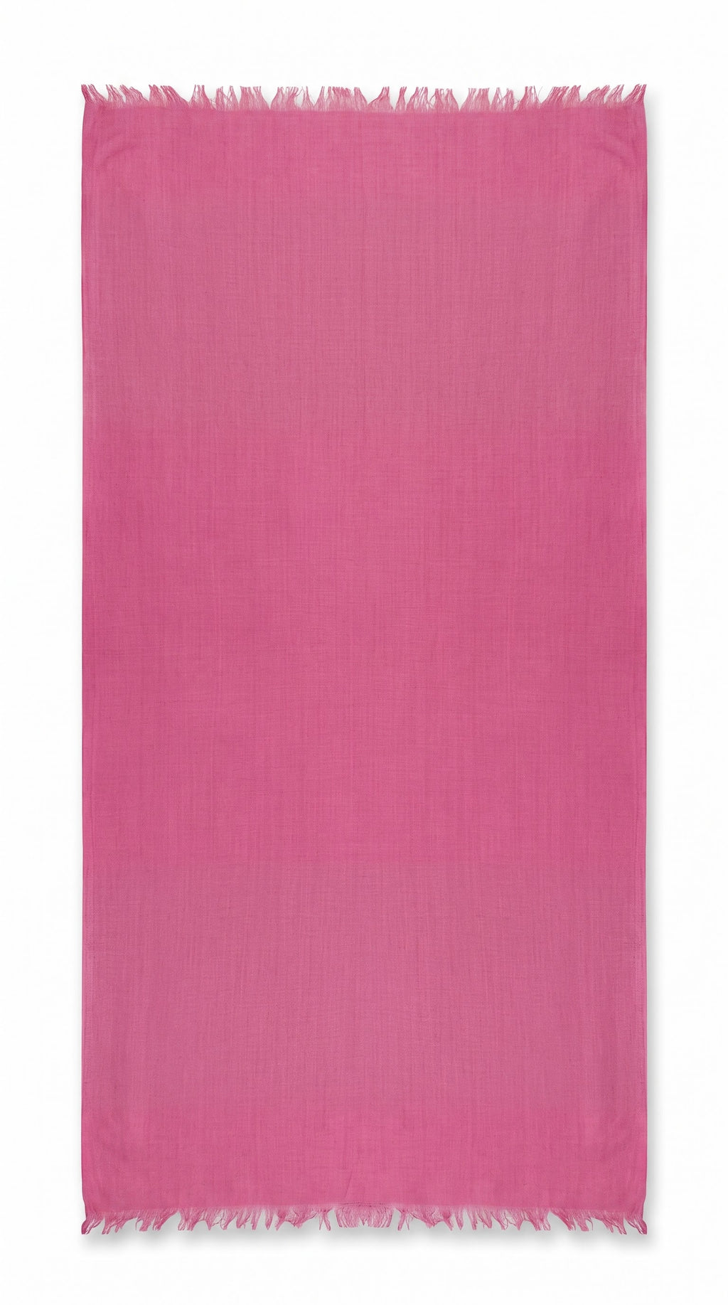 Dark Pink Solid Cotton Stole