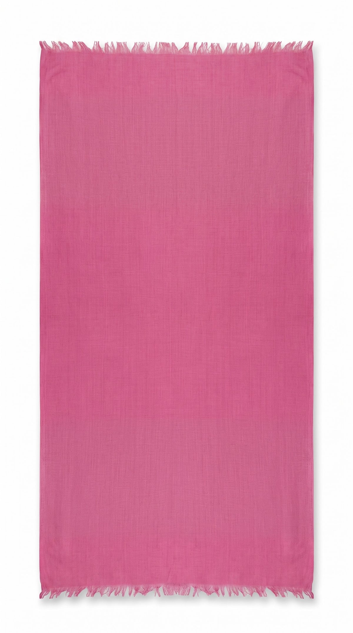 Dark Pink Solid Cotton Stole