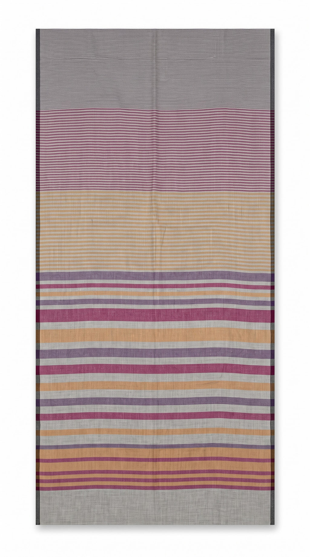 Melange Multi color Jacquard Viscose Stole