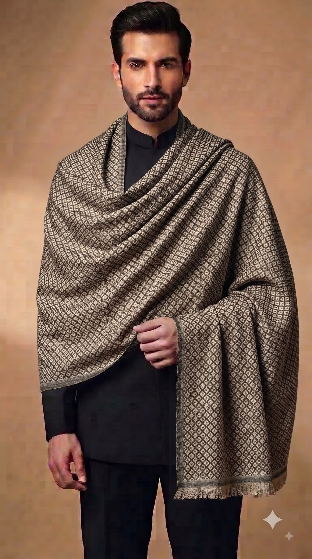 Poly Viscose Dobby Textured Stole