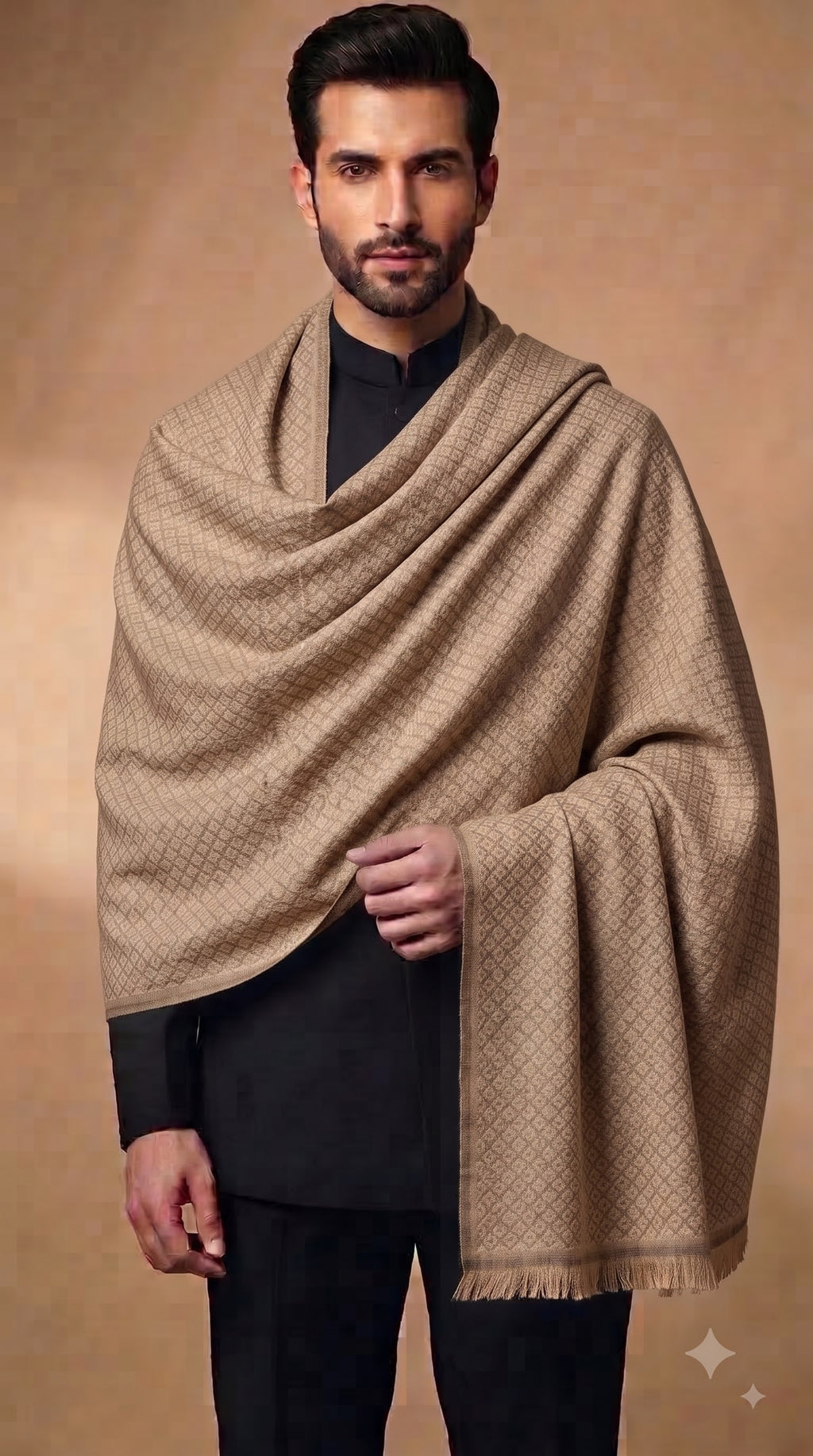 Poly Viscose Dobby Textured Stole