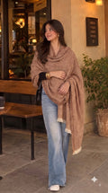 Poly Viscose Dobby Textured Stole