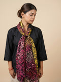 Hand-Dyed Batik Pure Silk Long Stole | 50x180 cm