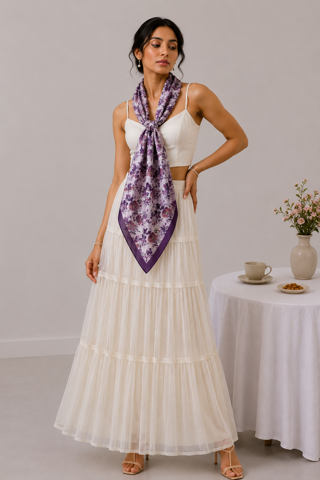 Karivani Luxury Digital Print Cotton Stole