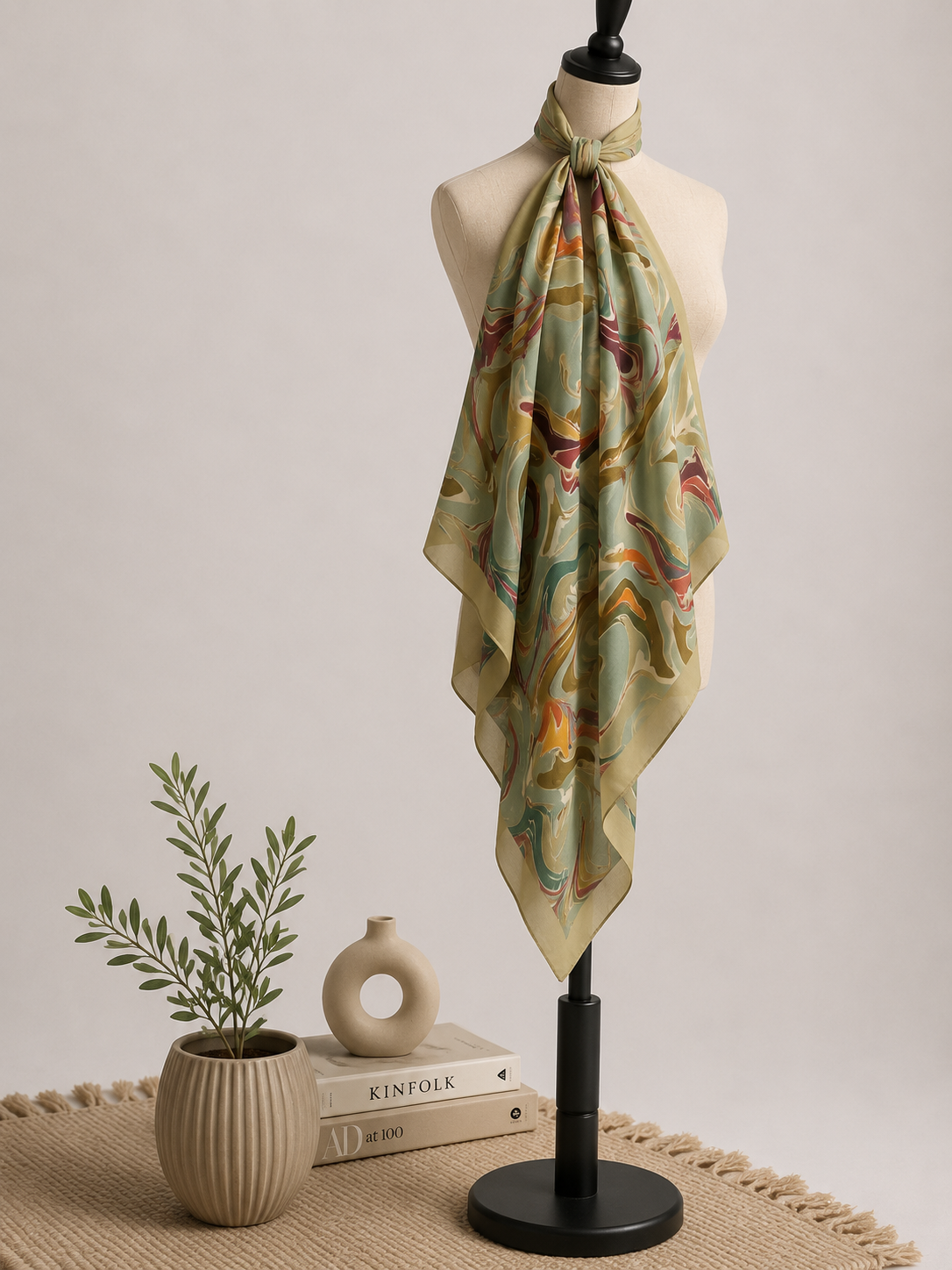Karivani Luxury Digital Print Cotton Stole