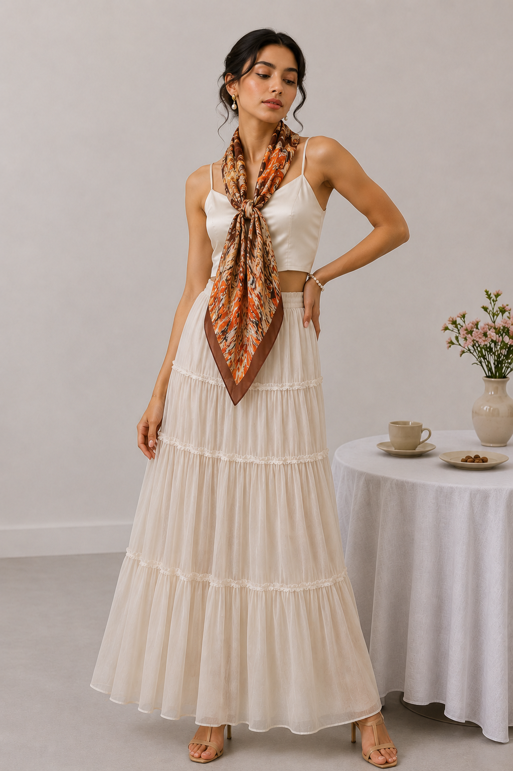 Karivani Luxury Digital Print Cotton Stole