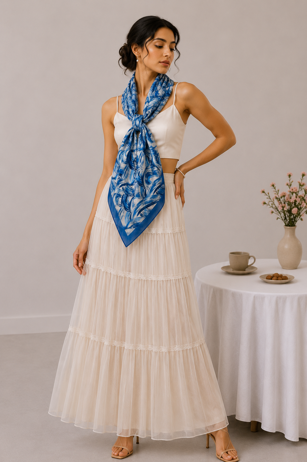 Karivani Luxury Digital Print Cotton Stole