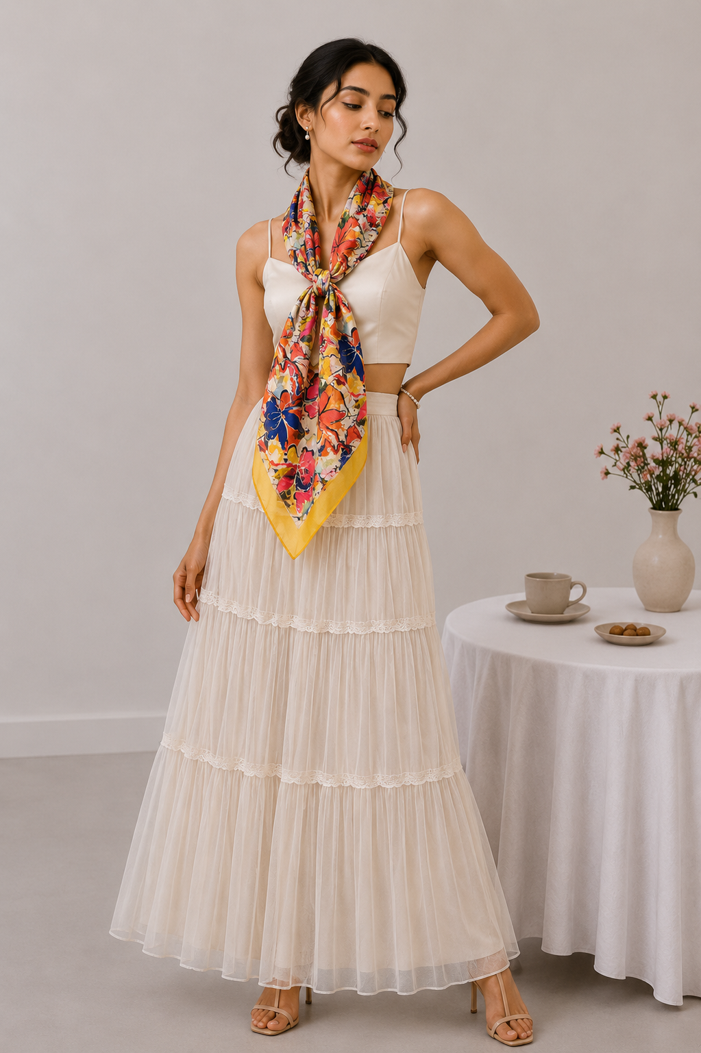 Karivani Luxury Digital Print Cotton Stole