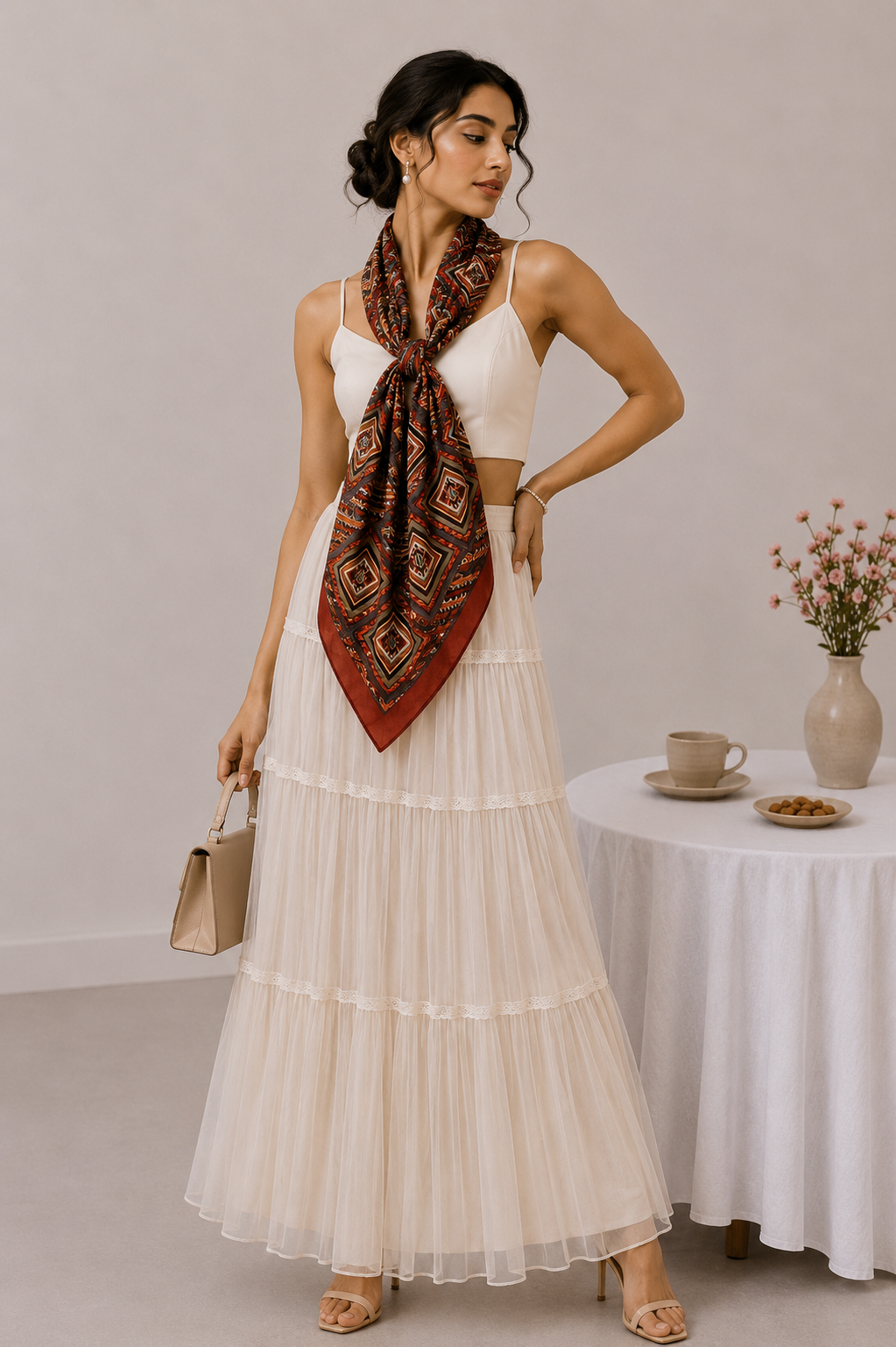 Karivani Luxury Digital Print Cotton Stole