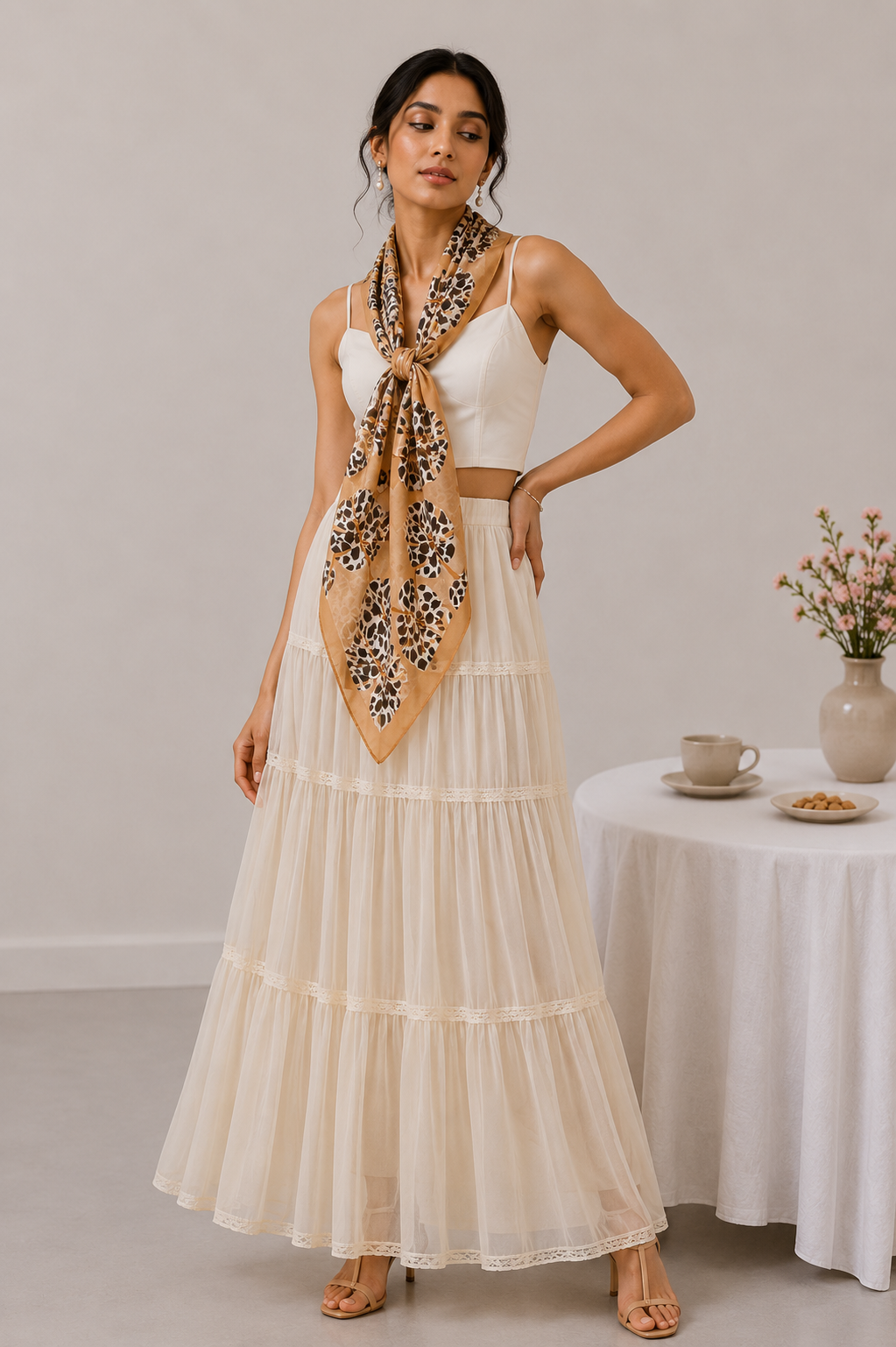 Karivani Luxury Digital Print Cotton Stole