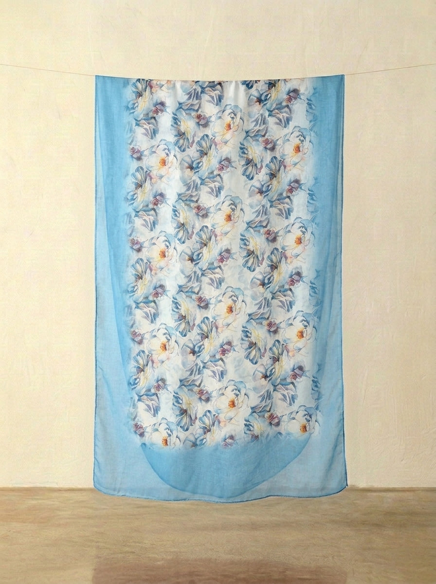 Karivani Luxury Digital Print Cotton Stole