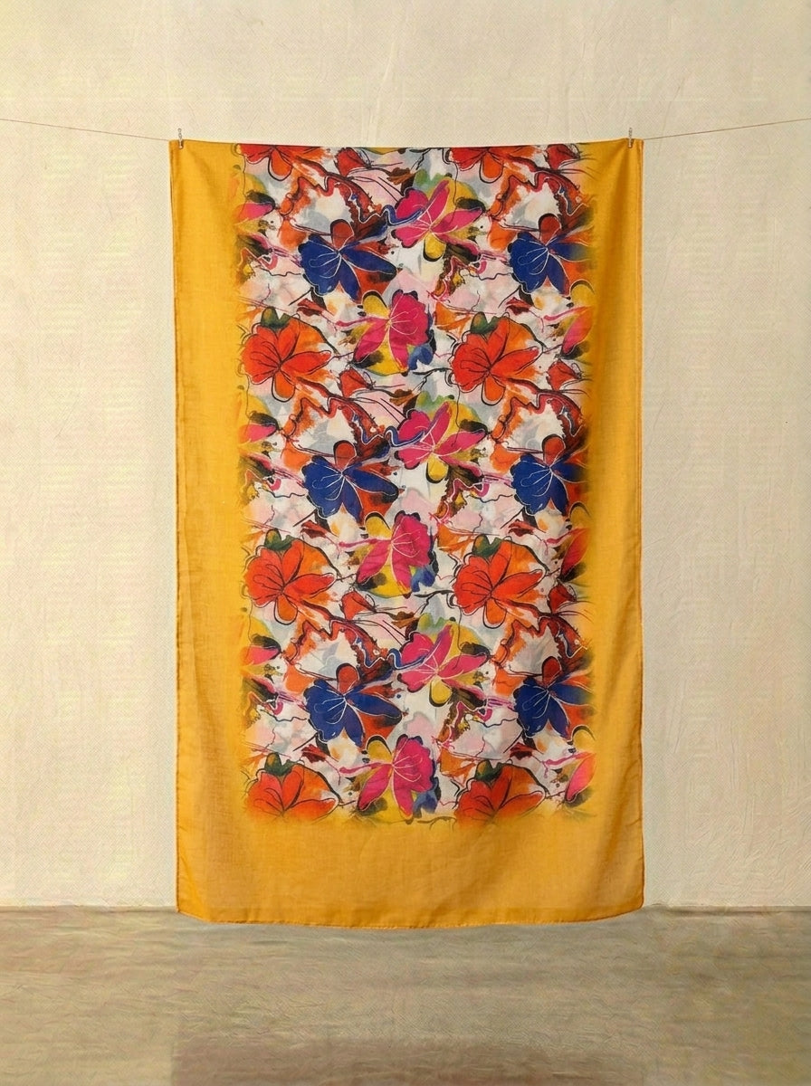 Karivani Luxury Digital Print Cotton Stole