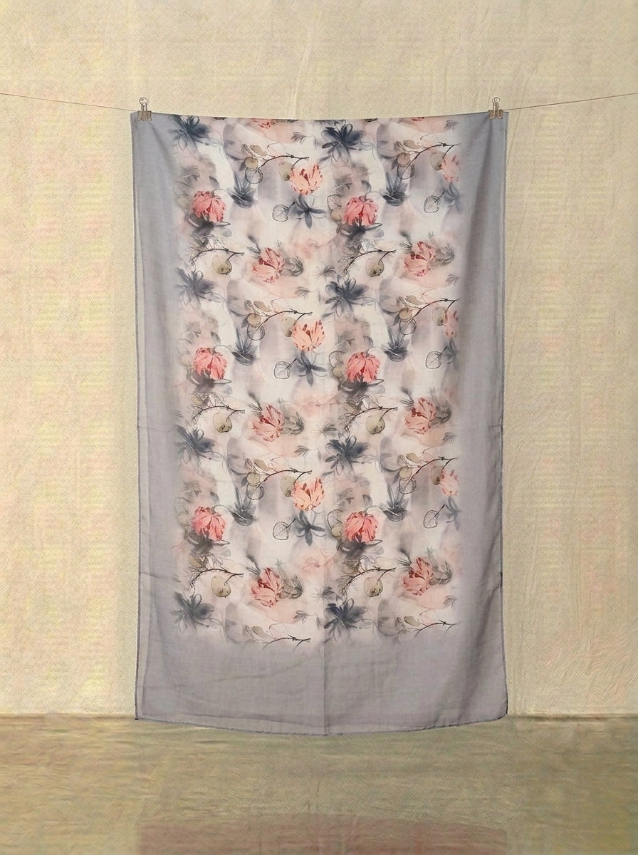 Karivani Luxury Digital Print Cotton Stole