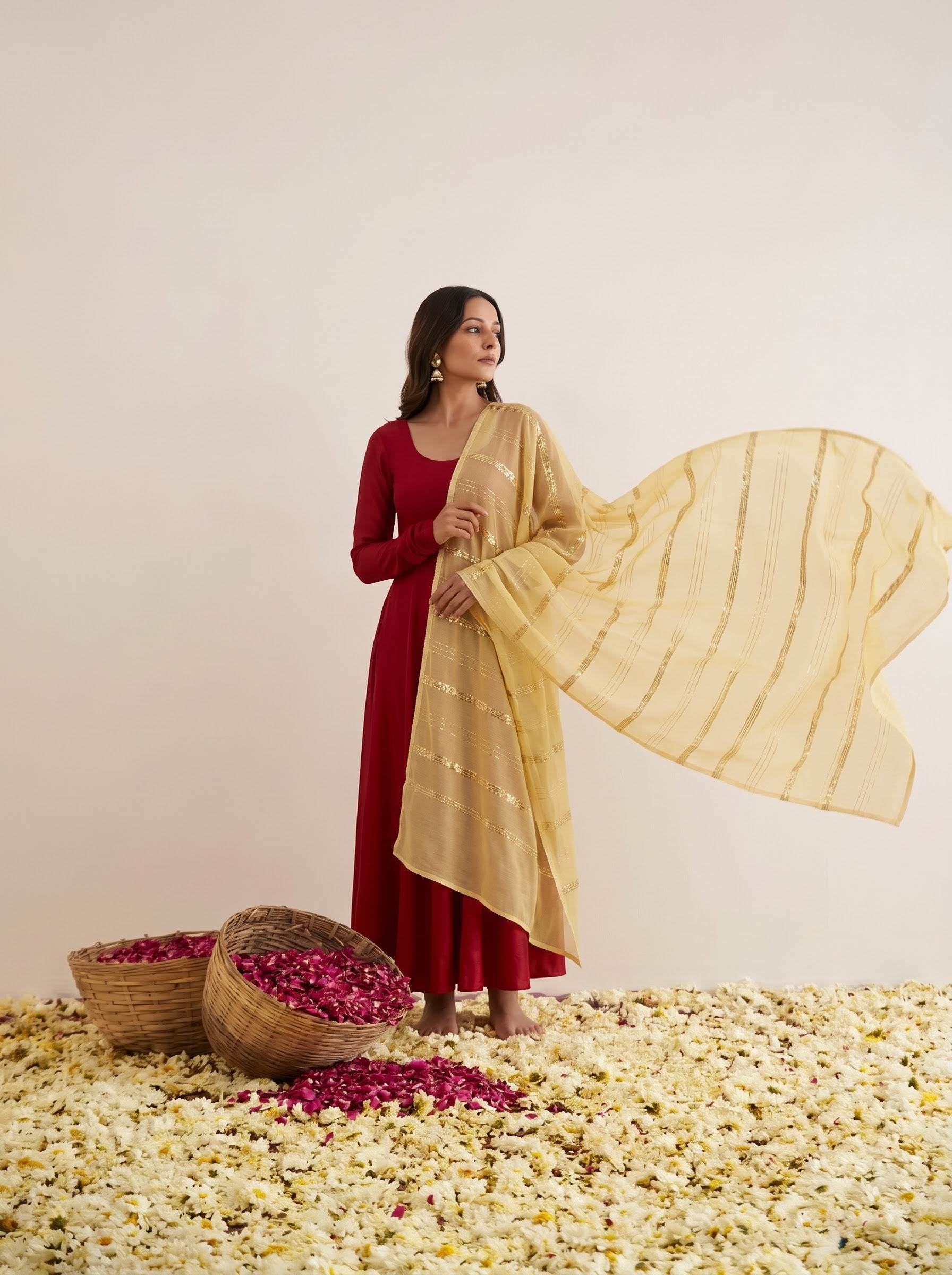 Zari Embroidered Dupatta